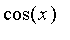 cos(x)