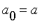 a[0] = a